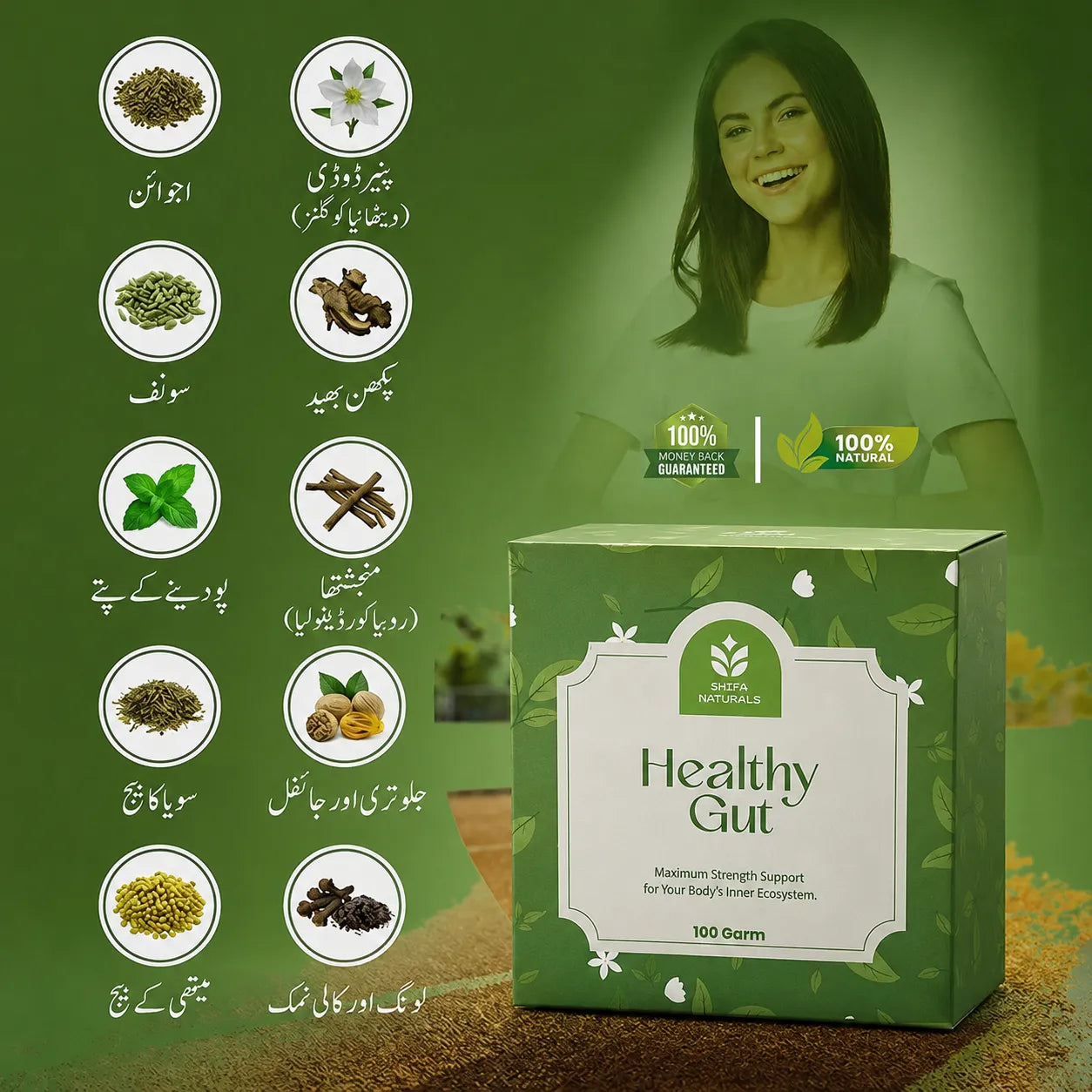 Gut Health By Shifa Naturals - #1 Herbal Product